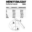 Softshel kabát mérettáblázat