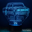 3D led lámpa - LADA 2107