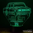 3D led lámpa - LADA 2107