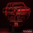 3D led lámpa - LADA 2107