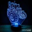 3D led lámpa - Traktoros Belarus MTZ 892.2 