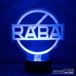 3D led lámpa - Traktoros RÁBA embléma