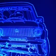 3D led lámpa - LADA 2101 Autosport