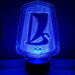 3D led lámpa - LADA classic logo