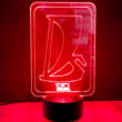 3D led lámpa - LADA kocka logo