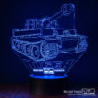 3D Dekor led lámpa XL - TANKOS TIGER 1 PZKPFW VI (NAGY)