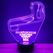 3D led lámpa - RabócsiRing