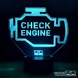 3D led lámpa - CHECK ENGINE