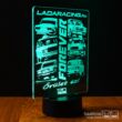 3D led lámpa - LADARACING FOREVER 