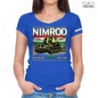Szín: Royal - 40m Nimród v nyakú női póló
