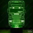 3D Dekor led lámpa XL Kamionos SCANIA