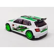 Skoda fabia r5  játék-modell autó 1:27 ORIGINAL GREEN EDITION