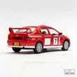 Mitsubishi Lancer Evolution VII WRC Rally 1:36 fém modell autó