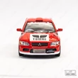 Mitsubishi Lancer Evolution VII WRC Rally 1:36 fém modell autó