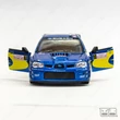 SUBARU IMPREZA WRC 2007 Rally 1:36 fém modell autó