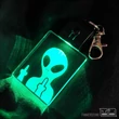 FUCK ALIEN led világítós kulcstartó