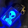FUCK ALIEN led világítós kulcstartó