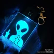 FUCK ALIEN led világítós kulcstartó