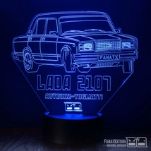 3D Dekor led lámpa - LADA 2107