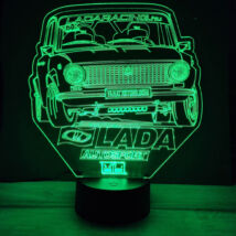 3D Dekor led lámpa - LADA 2101 Autosport