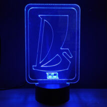 3D Dekor led lámpa - LADA kocka logo
