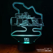 3D Dekor led lámpa - Formula racing Hungary