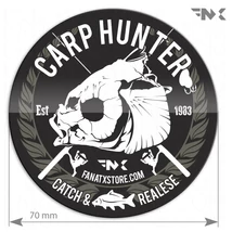 carp huner horgász matrica