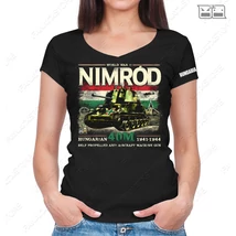 40m Nimród v nyakú női póló
