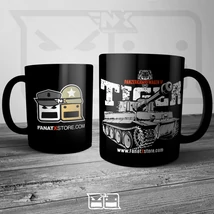  Tankos bögre TIGER 1 PzKpfwVI FEKETE