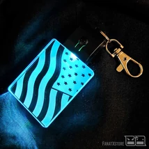 USA zászló led világítós kulcstartó FanatXstore