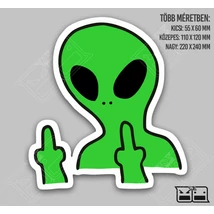 FUCK ALIEN matrica (3 méretben)
