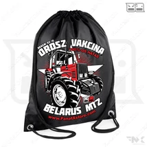 Tornazsák BELARUS MTZ Orosz Vakcina fekete 