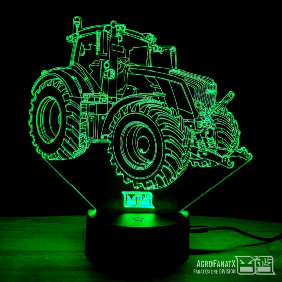 3D Dekor led lámpa -Traktoros John Deere 6930