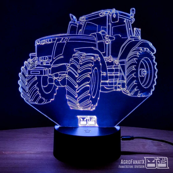 3D Dekor led lámpa -Traktoros MASSEY-FERGUSON 7724