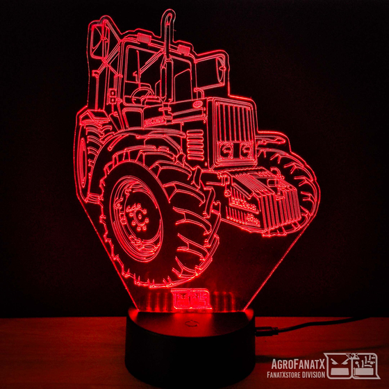 3D Dekor led lámpa -Traktoros Belarus MTZ 892.2 