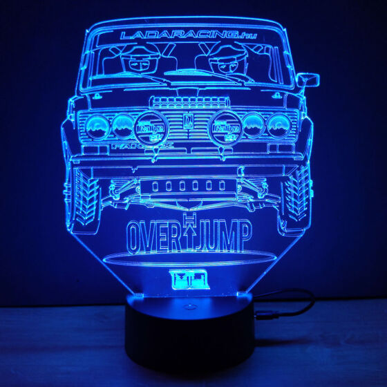 3D Dekor led lámpa - LADA 2106 Rally OverJump