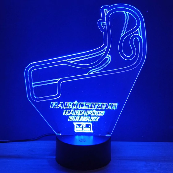 3D Dekor led lámpa -RabócsiRing