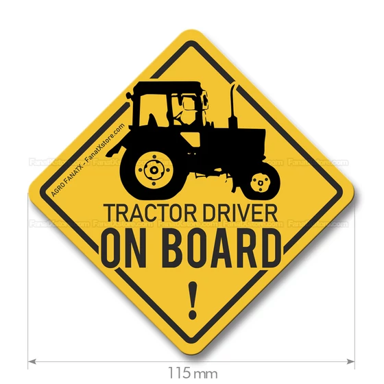 Tractor driver ONBOARD - Traktoros matrica  matrica
