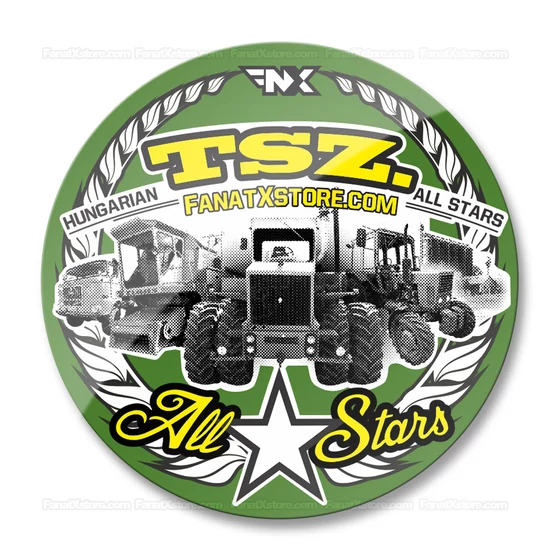 TSZ allstars matrica john deere zold