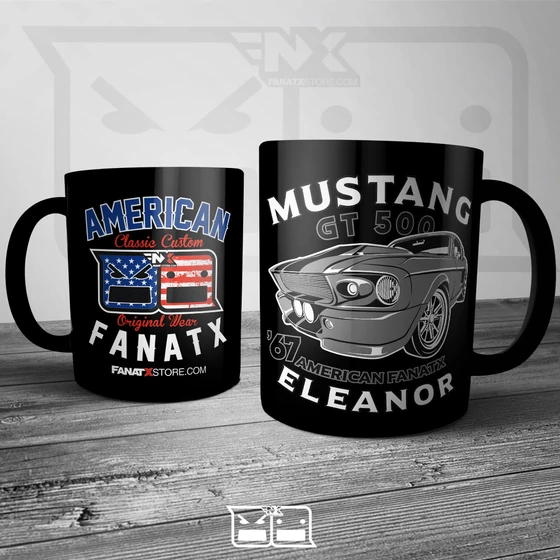 Shelby Mustang GT 500 Eleanor Bögre Fekete