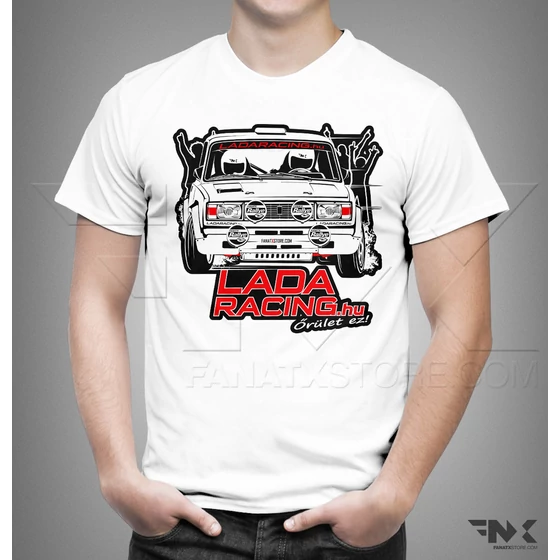 lada vfts fehér póló ladaracing.hu 