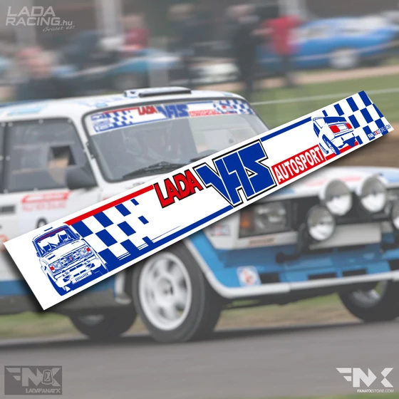 lada vfts szélvédő matrica