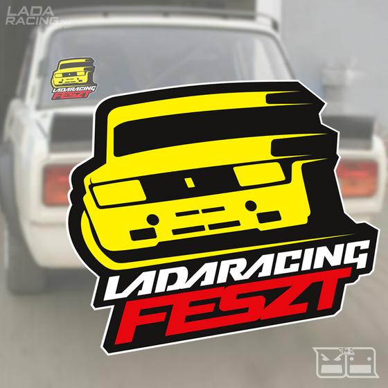 Ladaracing FESZT matrica 20x21cm