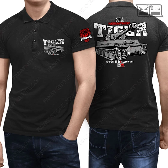 Tiger 1 galléros póló