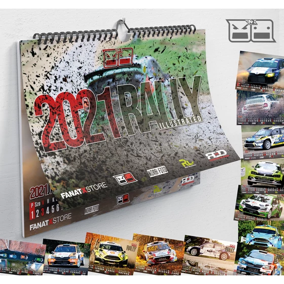 RALLY illustrated naptár 2021