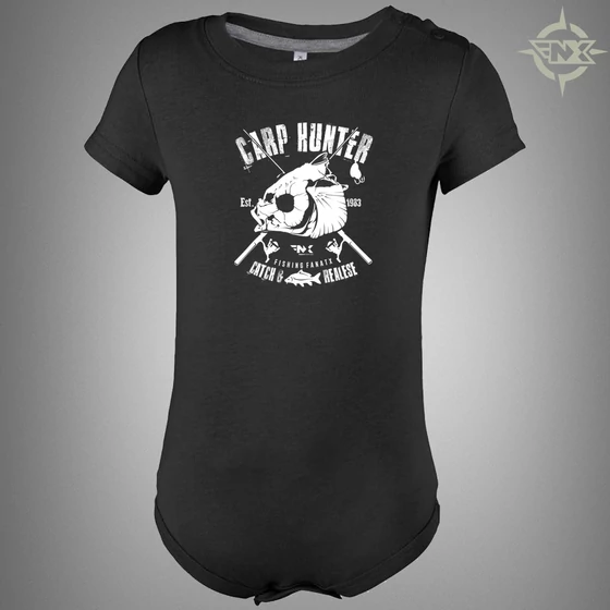 Carp Hunter Rövid ujjú body fekete