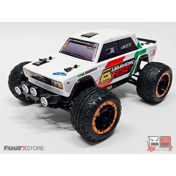 RC modellautó LADA VFTS - BÉSZI RX- elektro truggy RTR 4x4 4WD 2,4GHz Brushed 1:16 távirányítós rc autó (FanatXRacingMonster)