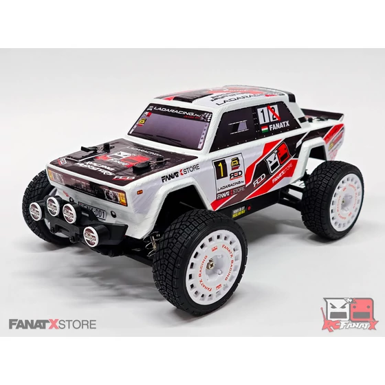 RALLY PACK RC modellautó LADA VFTS - FANATX- elektro truggy RTR 4x4 4WD 2,4GHz Brushed 1:16 távirányítós rc autó (FanatXRacingMonster)