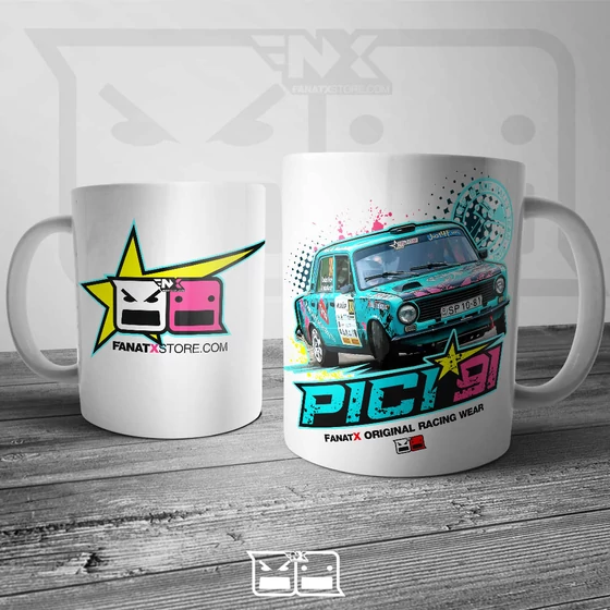 Bögre PICI91 LADA 2101 fehér