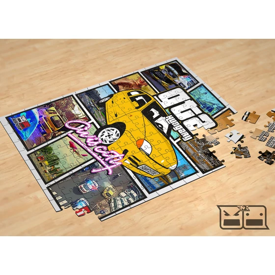 Puzzle GTA hungary-CivisCity Fiat Seicento
